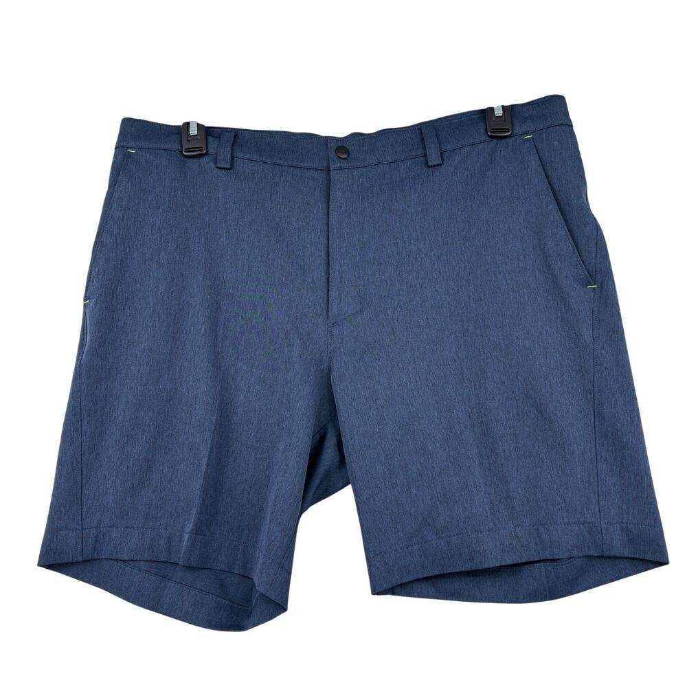 Greg Norman Golf Shorts Mens Size 36 Blue ML75 MicroLux Stretch - Picture 1 of 9